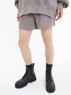 Calvin Klein Short Unisexe En Coton Gaufré - CK Standards