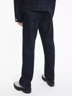 Calvin Klein Jean Straight Unisexe - CK Standards -Calvin Klein Soldes K10K111416 1BJ alternate4