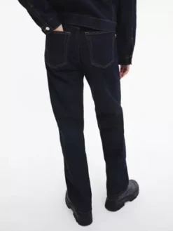 Calvin Klein Jean Straight Unisexe - CK Standards -Calvin Klein Soldes K10K111416 1BJ alternate5