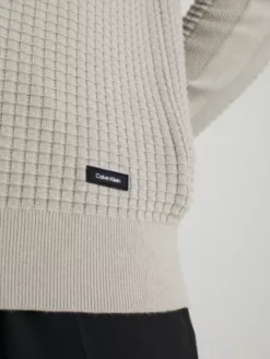 Calvin Klein Pull Texturé -Calvin Klein Soldes K10K111476 PKR alternate2