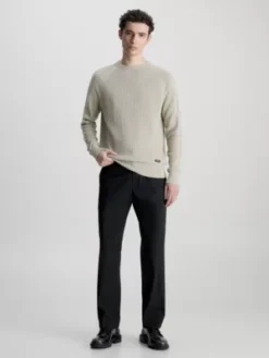 Calvin Klein Pull Texturé -Calvin Klein Soldes K10K111476 PKR alternate3