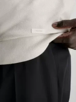 Calvin Klein Pull En Piqué Technique -Calvin Klein Soldes K10K111477 ACE alternate2