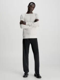 Calvin Klein Pull En Piqué Technique -Calvin Klein Soldes K10K111477 ACE alternate3