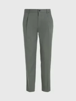 Calvin Klein Pantalon Plissé Et Fuselé En Sergé 11 Calvin Klein Pantalon Plissé Et Fuselé En Sergé -Calvin Klein Soldes K10K111490 LLP alternate4
