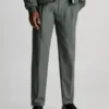 Calvin Klein Pantalon Plissé Et Fuselé En Sergé