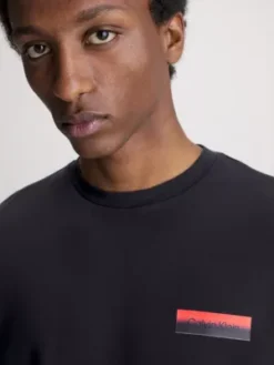 Calvin Klein T-shirt Avec Imprimé Ombré Dans Le Dos -Calvin Klein Soldes K10K111526 BEH alternate2