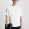Calvin Klein T-shirt Avec Logo En Fibre Refibra