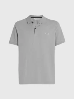 Calvin Klein Polo Bicolore Texturé -Calvin Klein Soldes K10K111555 PRZ alternate4