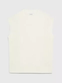 Calvin Klein Veste En Laine Mélangée Torsadée -Calvin Klein Soldes K10K111571 YAH alternate5