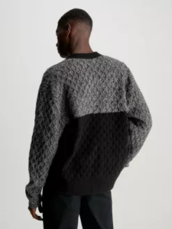 Calvin Klein Gilet Color-block Texturé -Calvin Klein Soldes K10K111576 BEH alternate2