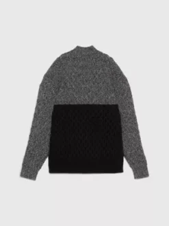 Calvin Klein Pull Texturé Color-block -Calvin Klein Soldes K10K111577 BEH alternate6