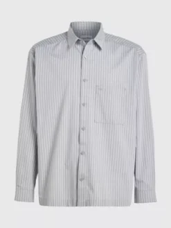 Calvin Klein Chemise Rayée Oversize En Sergé 11 Calvin Klein Chemise Rayée Oversize En Sergé -Calvin Klein Soldes K10K111586 PRZ alternate4