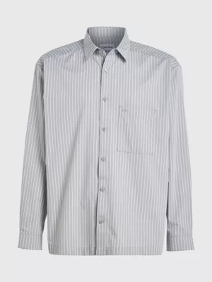 Calvin Klein Chemise Rayée Oversize En Sergé 7 Calvin Klein Chemise Rayée Oversize En Sergé – Image 5