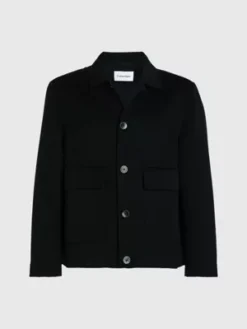 Calvin Klein Veste En Laine Réversible 11 Calvin Klein Veste En Laine Réversible -Calvin Klein Soldes K10K111603 BEH alternate4