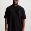 Calvin Klein Polo Grande Taille Avec Passepoil 2 Calvin Klein Polo Grande Taille Avec Passepoil -Calvin Klein Soldes K10K111675 BEH main