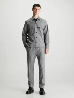 Calvin Klein Surchemise Boxy En Flanelle 10 Calvin Klein Surchemise Boxy En Flanelle -Calvin Klein Soldes K10K111727 PTA alternate3