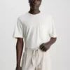 Calvin Klein T-shirt En Lin Mélangé