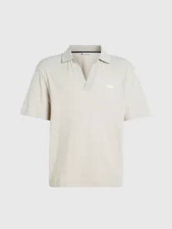 Calvin Klein Polo Piqué Avec Col Ouvert -Calvin Klein Soldes K10K111785 ACE alternate4