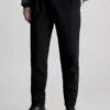 Calvin Klein Pantalon Plissé Et Fuselé En Maille -Calvin Klein Soldes K10K111792 BEH main