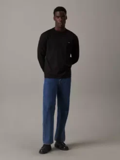 Calvin Klein T-shirt à Manches Longues -Calvin Klein Soldes K10K111847 BEH alternate3