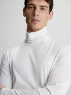 Calvin Klein Haut à Col Roulé Et Manches Longues -Calvin Klein Soldes K10K111858 YAH alternate2