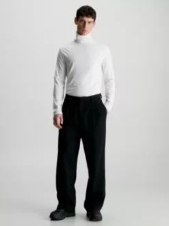 Calvin Klein Haut à Col Roulé Et Manches Longues -Calvin Klein Soldes K10K111858 YAH alternate3