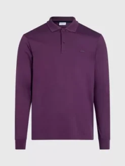 Calvin Klein Polo Slim à Manches Longues 11 Calvin Klein Polo Slim à Manches Longues -Calvin Klein Soldes K10K111868 VDS alternate4