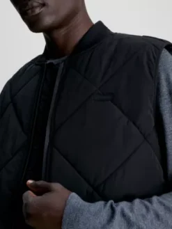 Calvin Klein Gilet En Sergé Matelassé -Calvin Klein Soldes K10K111878 BEH alternate2