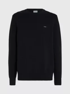 Calvin Klein Pull Structuré En Coton -Calvin Klein Soldes K10K111946 BEH alternate4