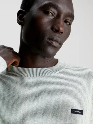 Calvin Klein Pull Bicolore Texturé 3 Calvin Klein Pull Bicolore Texturé