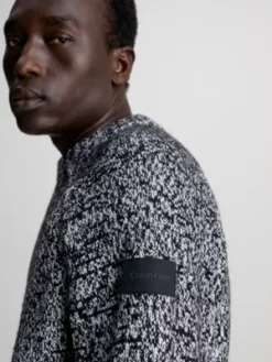 Calvin Klein Pull Chiné 9 Calvin Klein Pull Chiné -Calvin Klein Soldes K10K111959 BEH alternate2