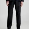 Calvin Klein Pantalon Droit En Laine Mélangée