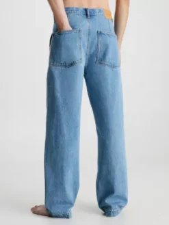 Calvin Klein Jean Straight Utilitaire Unisexe - CK Standards -Calvin Klein Soldes K10K112005 1A4 alternate3