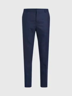 Calvin Klein Pantalon à Pinces Pied-de-poule Slim -Calvin Klein Soldes K10K112052 CHW alternate4