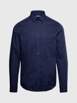 Calvin Klein Chemise Slim Imprimée En Popeline 11 Calvin Klein Chemise Slim Imprimée En Popeline -Calvin Klein Soldes K10K112091 CHW alternate4