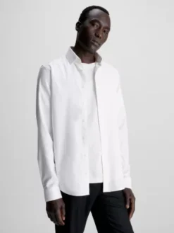 Calvin Klein Chemise De Soirée Slim Texturée