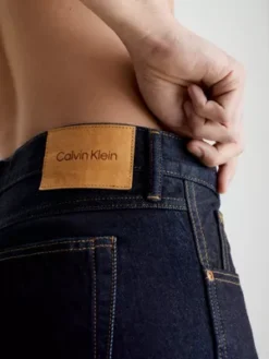 Calvin Klein Jean Straight Selvedge Unisexe - CK Standards -Calvin Klein Soldes K10K112158 1A4 alternate5