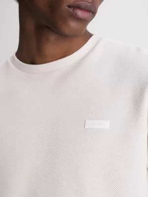 Calvin Klein T-shirt De Travail En Piqué 5 Calvin Klein T-shirt De Travail En Piqué – Image 3