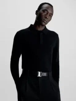 Calvin Klein Polo En Laine Mérinos