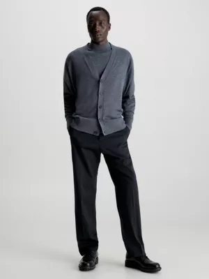 Calvin Klein Pull Cardigan En Laine Mérinos 6 Calvin Klein Pull Cardigan En Laine Mérinos – Image 4