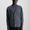 Calvin Klein Pull Cardigan En Laine Mérinos 2 Calvin Klein Pull Cardigan En Laine Mérinos -Calvin Klein Soldes K10K112260 P4E main